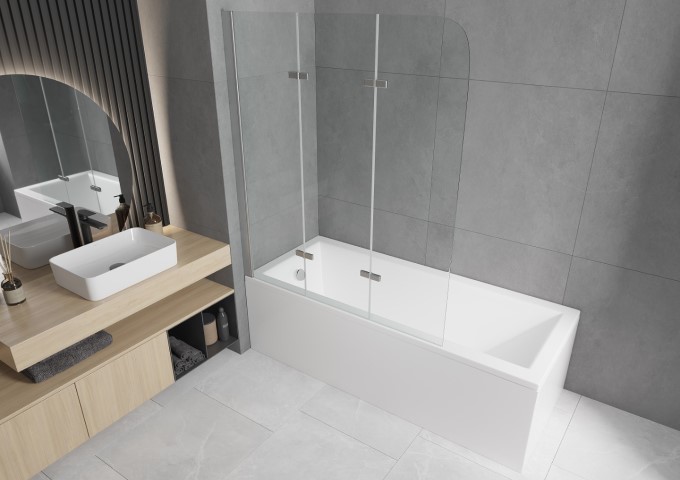 Badewannen 170x80 mit Duschabtrennung