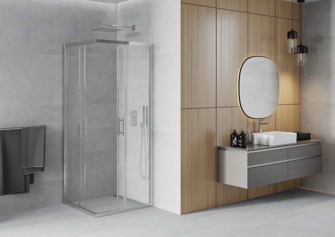 Quadratische Duschkabinen 120x120