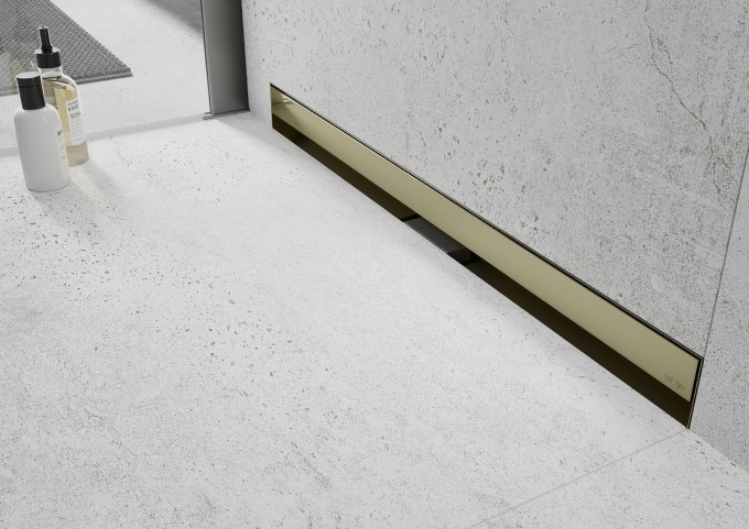 linearer Ablauf in einem modernen Badezimmer