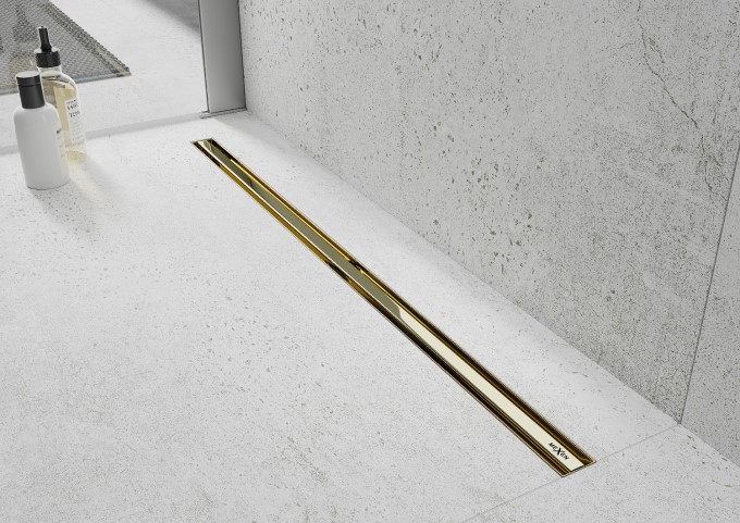 Goldener linearer Ablauf
