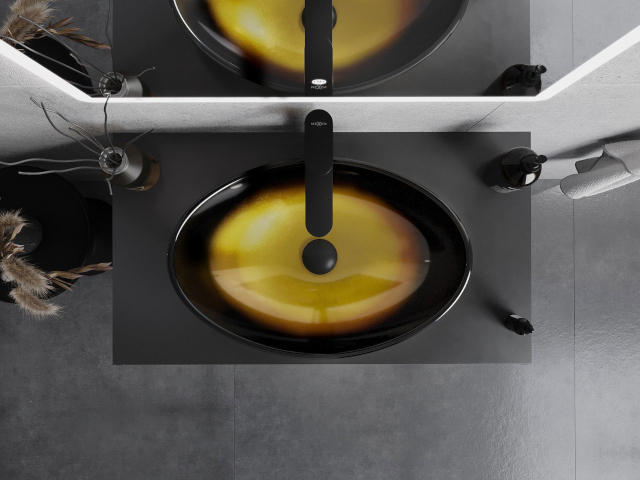 Badezimmerschrank für Waschtisch 80