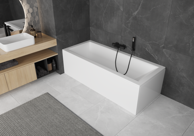 Badewanne mit Verkleidung
