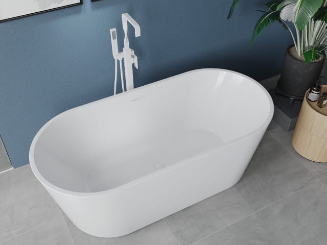 Moderne freistehende Badewanne 140 cm