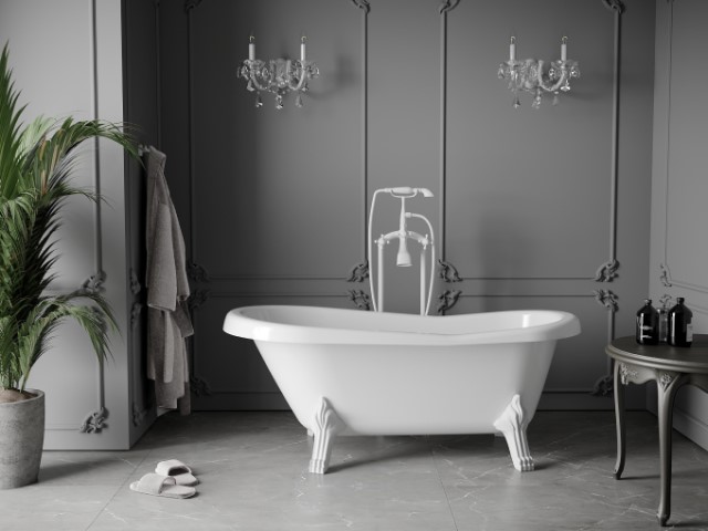 Freistehende Badewannen ohne Überlauf