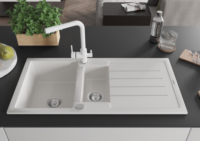 Küchenspender weiß