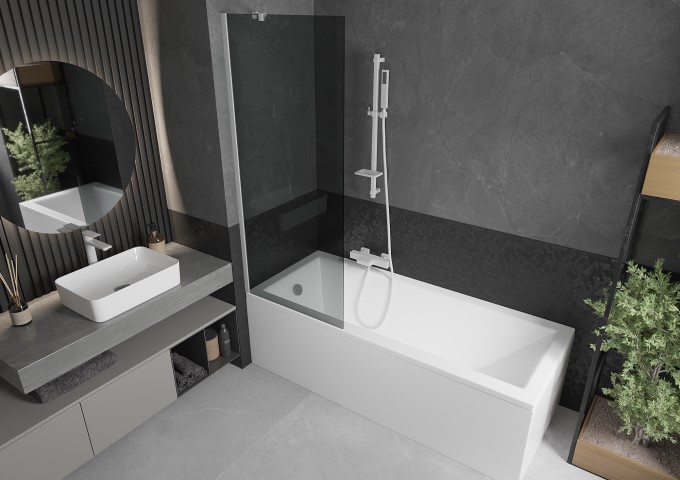 Badewannen Faltwand Spiegel