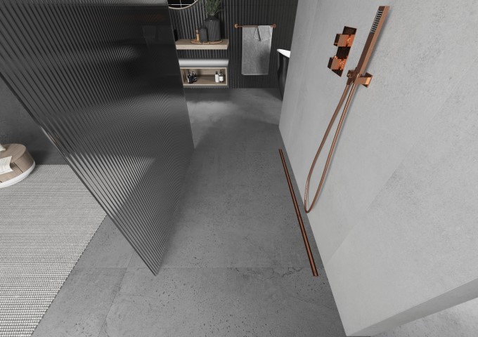 Punkt-Duschsets Roségold