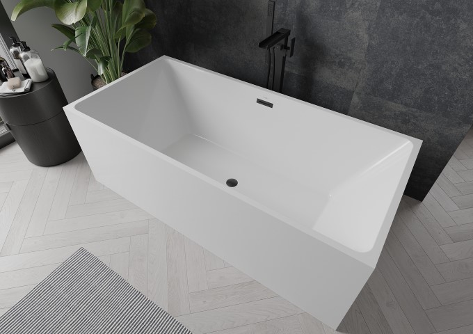 Freistehende rechteckige Badewannen