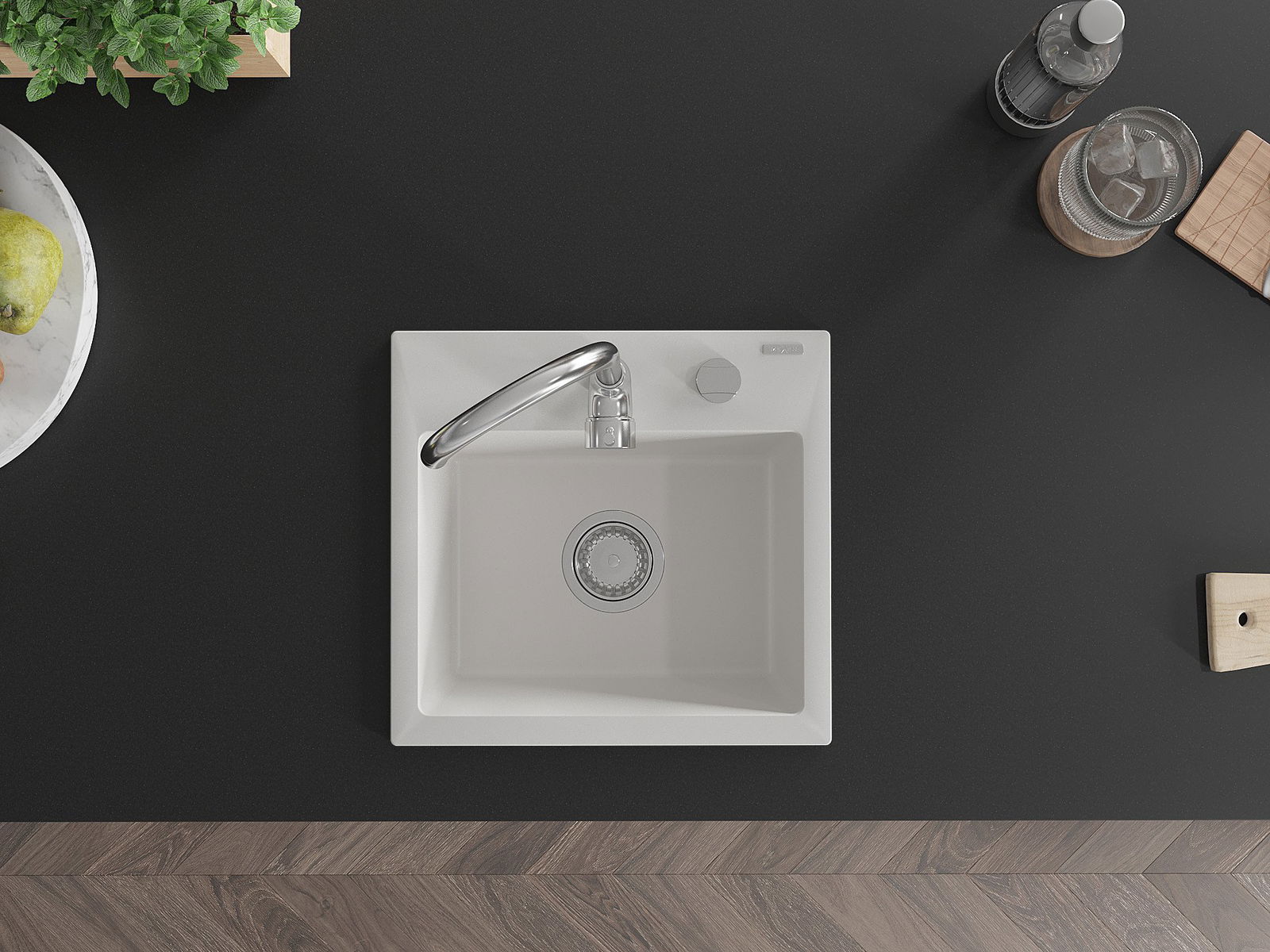 Kleine Einzelbecken-Spüle Mexen