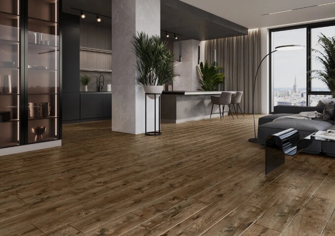 Mexen Orange Beach panele winylowe orzech