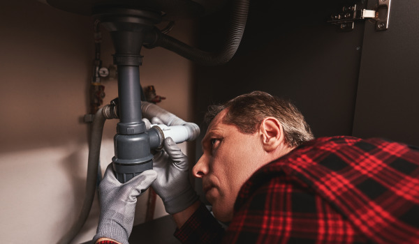 Wie dichtet man den Siphon unter dem Waschbecken ab?
