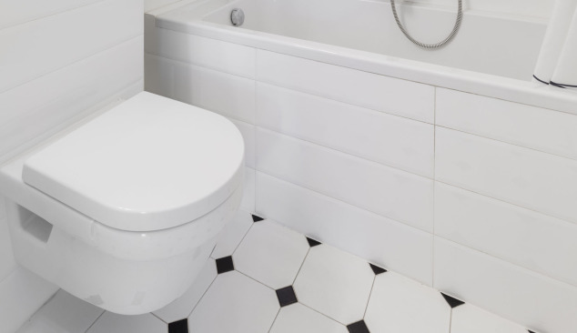 Hängendes oder stehendes WC-Becken