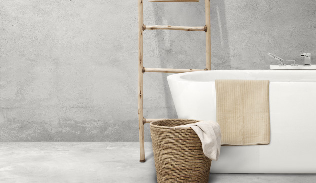 Graues Badezimmer - Originelle Arrangements