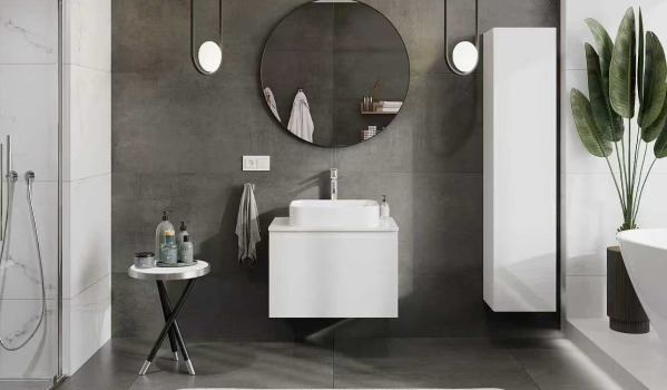 Minimalistisches Badezimmer im modernen Stil