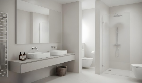 Minimalistisches Badezimmer – wie richtet man ein schlichtes, elegantes und funktionales Interieur ein? 