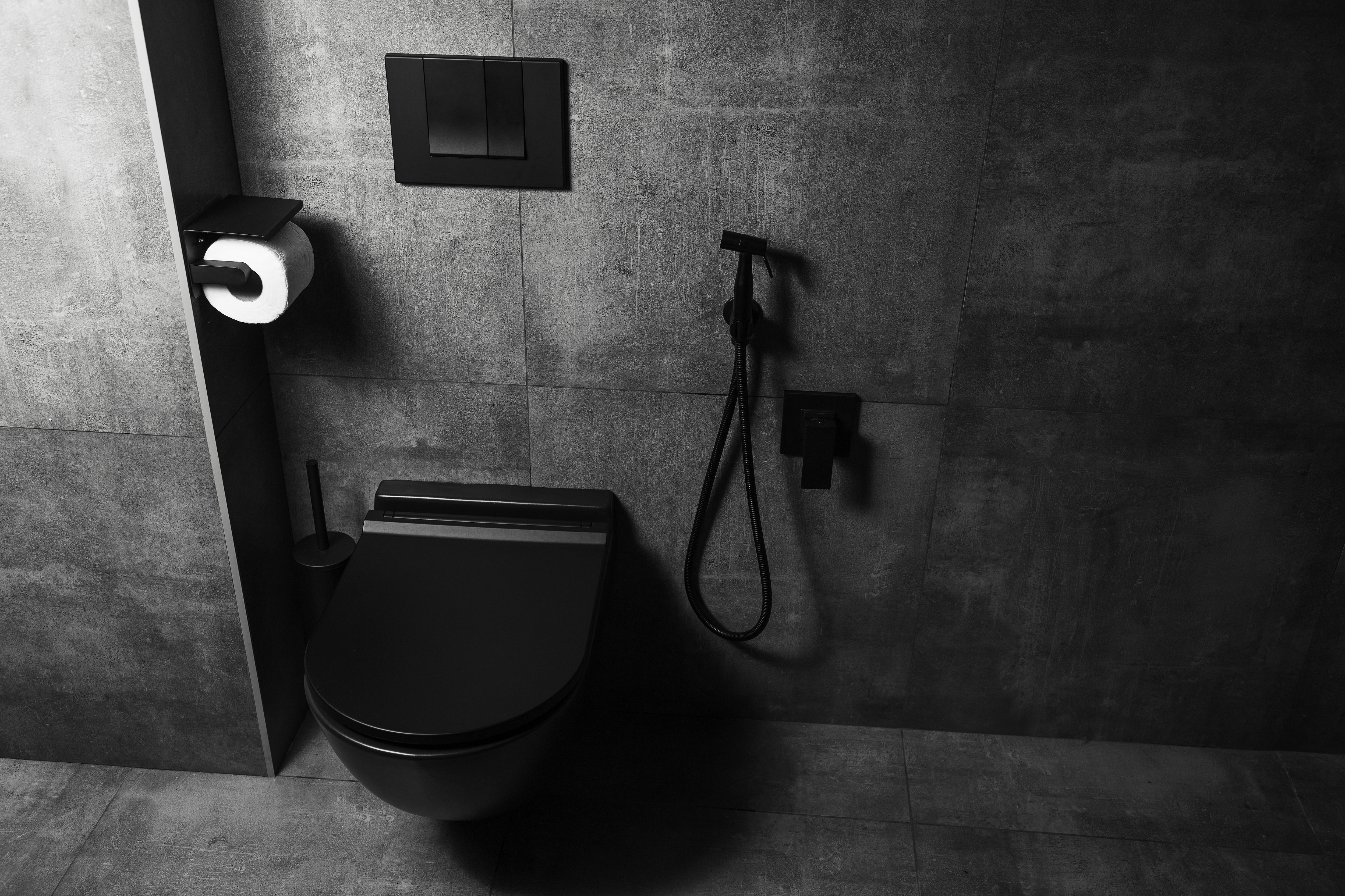 Wo sollte das Unterputzset für ein Bidet montiert werden?