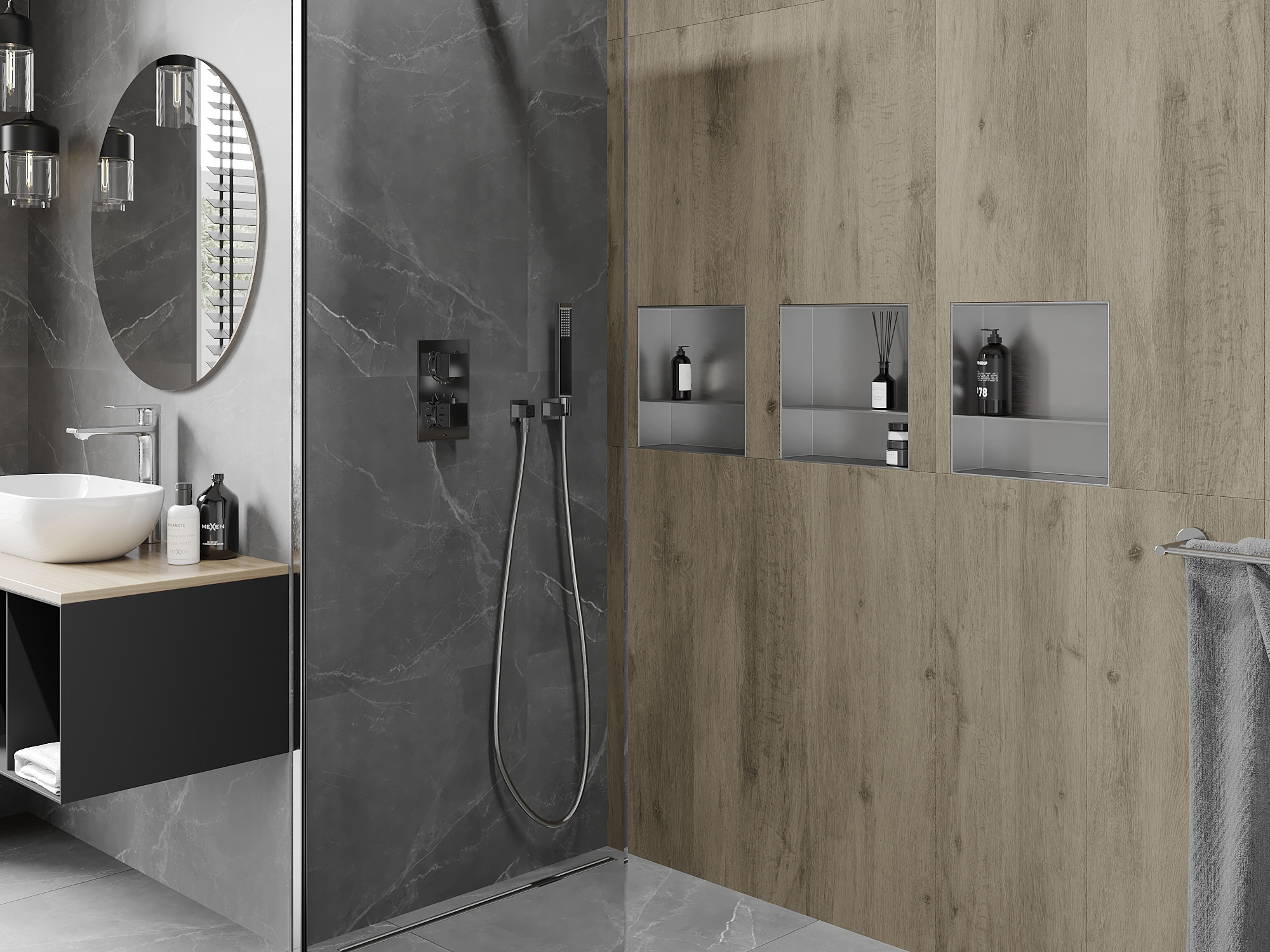 Nischenregale - die ideale Ergänzung für das Badezimmer in moderner Gestaltung