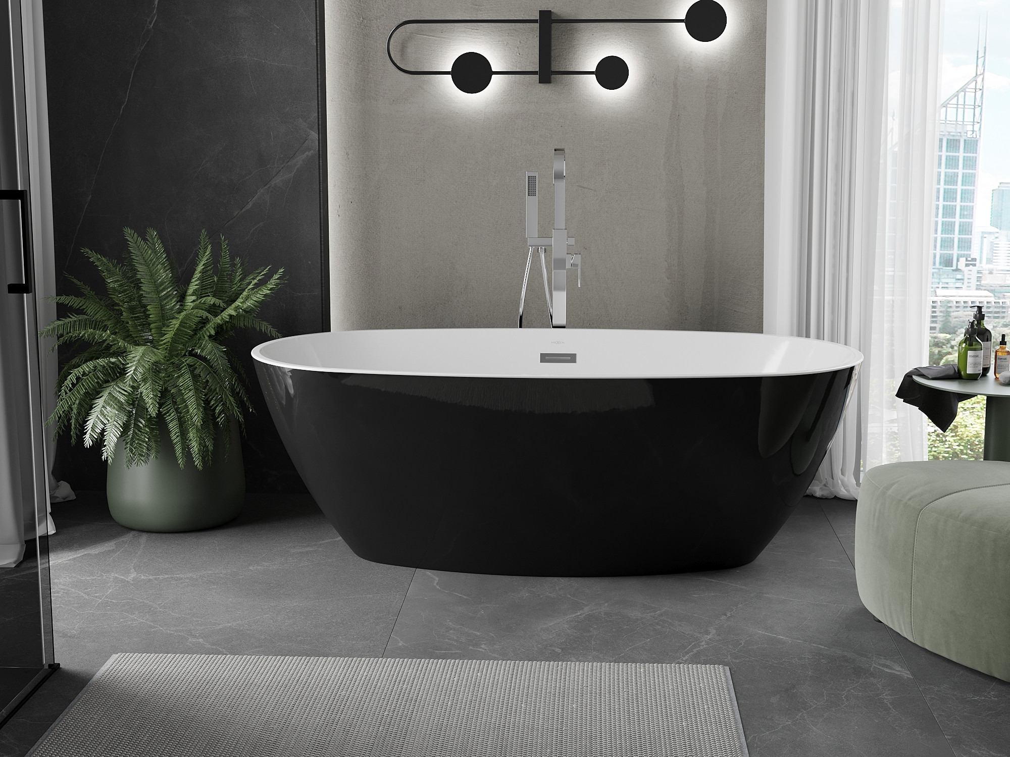 Badezimmer im Boho-Stil