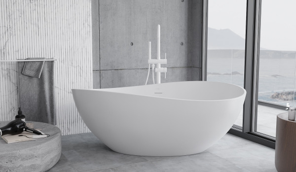 Badezimmer im minimalistischen Stil