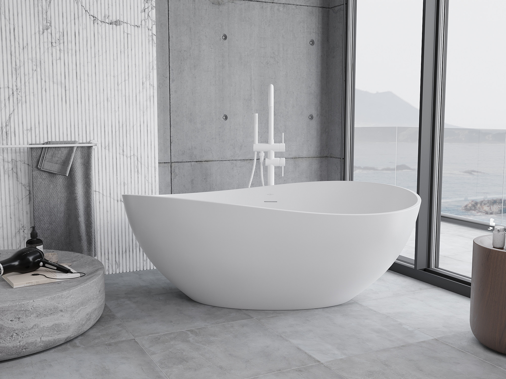 Badezimmer im minimalistischen Stil