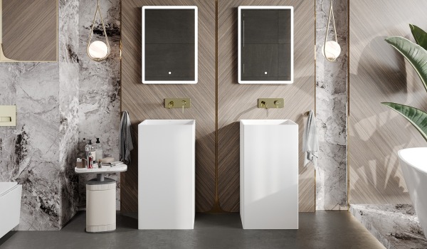 Orientalisches Bad mit Holz