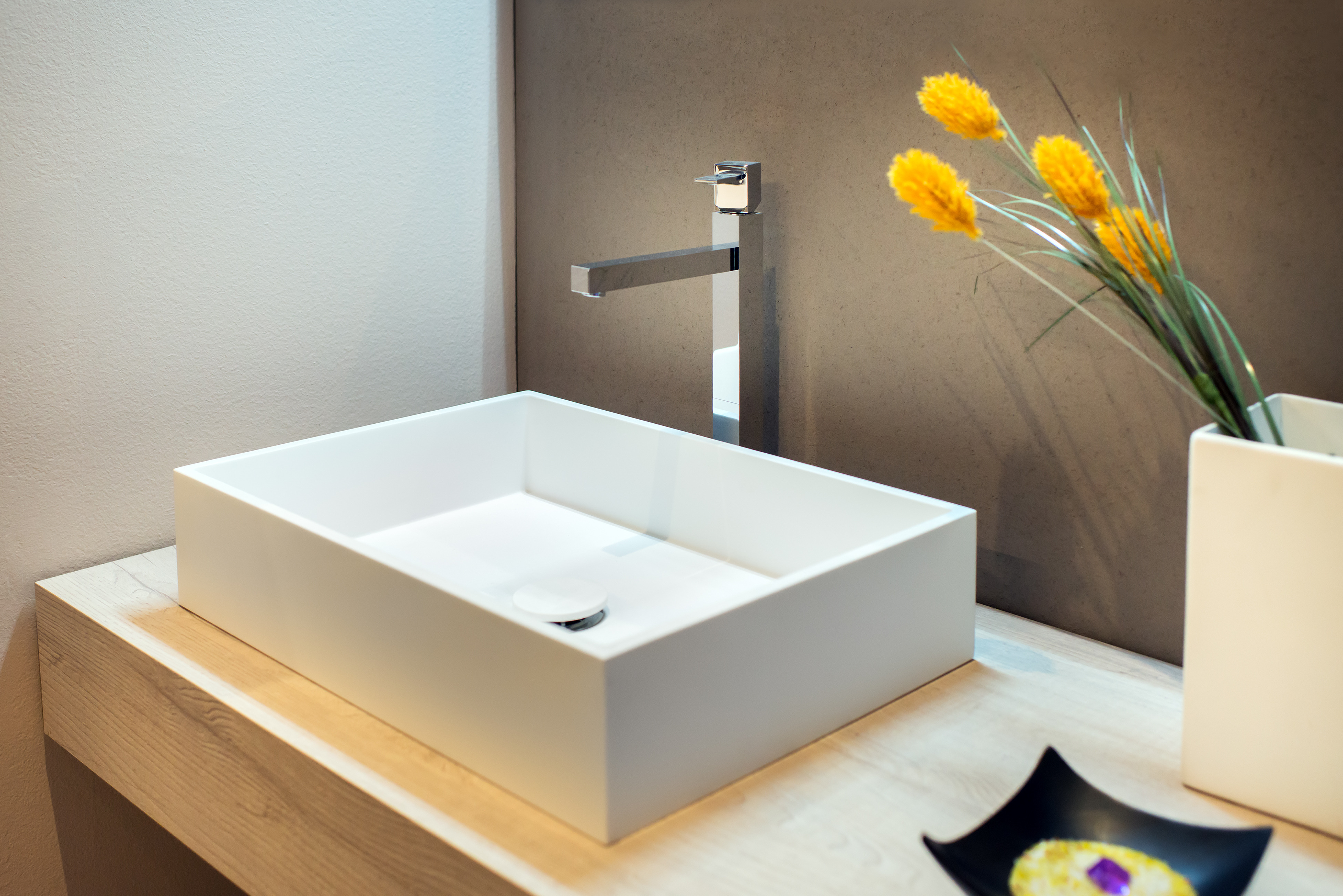 Welche Armatur für ein Aufsatzwaschbecken?